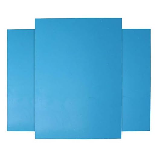 Artway - Planchas de polímero para linograbado - Azul - A3 - Pack de 3