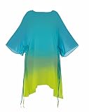 Sunflair Poncho türkis Einheitsgröße
