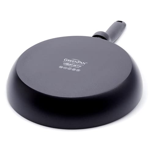 GreenPan Frying Pan Set, Non Stick, Toxin Free Ceramic Pans - Induction & Oven Safe Cookware - 24/28 cm, Black 4 Gallery Image