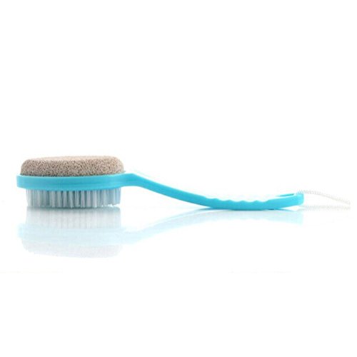 Tinksky Pumice Stone Foot Brush Body Brush with Handle (Random Color)