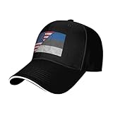 berretto da baseball plicated america estonian estonia flag cappello da baseball a croce caccia moda asciugatura rapida berretto da sandwich, per golf, pesca, campeggio, 55-59cm