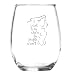 Mermaid Ariel - I Want to be Where the People Aren't ★ Disney Princess Wine Glass ★ Funny Gift ★ Birthday Present ★ Anniversary Gifts ★ Couples ★ Handmade ★ Engagement ★ Introvert Humor