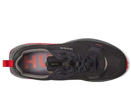 Image of HUGO Mens Running Style Mix Material Sneakers
