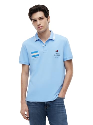 Polo Tommy Hilfiger para Hombre Regular Fit Argentina Soccer miniatura 1