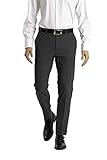 Calvin Klein Men's Skinny Fit Stretch Dress Pants | Suit Pants for Men | Ultra-Tapered Suit Pants, Wrinkle-Resistant, Moisture-Wicking Fabric | Charcoal Grey 31/30