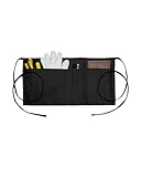 Shelvestar Canvas Work Waist Apron with 3 Pocket, Washable Tool Utility for Gardening Woodworkers Roofers Artists & Crafts Black