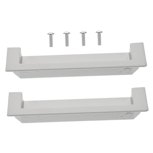 SOPOTUTU 2 piezas Tirador de Aleación de Zinc para Muebles Diseño Empotrado Ergonómico y Duradero para Armarios y Modernos
