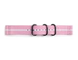 Samsung GP-R600BREECAE Premium Nato Bracelet en nylon pour Gear Sport Rose/Blanc
