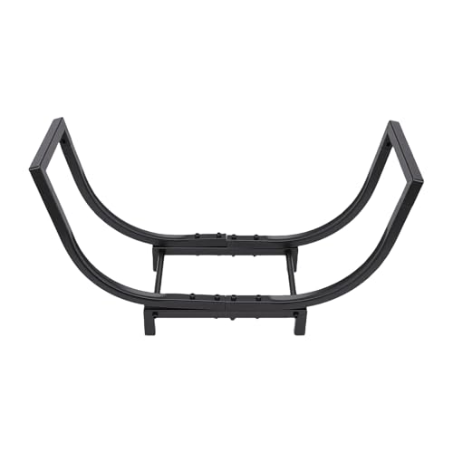 Support à bois de chauffage compact grand format range-bûches en métal étanche avec accessoires