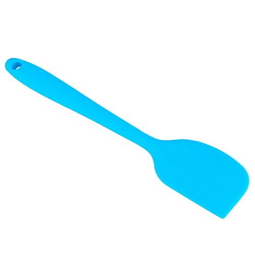 Colorida espátula para hornear de silicona. Para mezclar mantequilla y hacer pasteles.