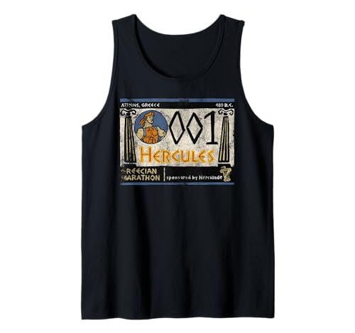 Disney Hercules débardeur graphique marathon grec en tissu léger coupe été