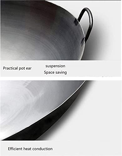 Wok de Hierro Fundido con 2 Asas 55 cm miniatura 5
