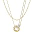 Gold-Sliver-layerd
