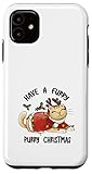 iPhone 11 Have a Furry Purry Christmas, Cute Funny Xmas Cat Design Case