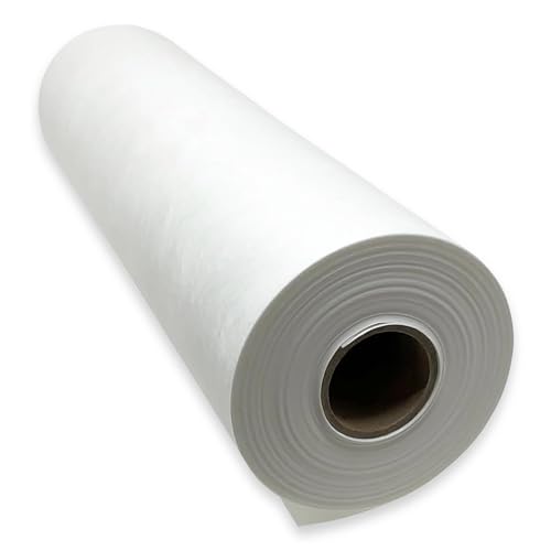 H.B.I. Cut Away Stabilizer for Machine Embroidery, 2.5 oz Medium Weight Embroidery Stabilizer Backing, Cutaway Stabilizer for Embroidery Machines, Interfacing Fabric for Sewing, 15" x 25 Yards