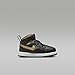 Nike Jordan 1 Mid Baby/Toddler Shoes 'Black/Metallic Gold-White' (DQ8425 071) Size 2