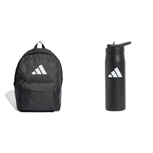 Gourde isotherme avec paille et sac à dos adidas pour les journées d'école