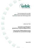 fieseler storch schweiz  Veränderungsfähigkeit getakteter Fließmontagesysteme: Planung der Fließbandabstimmung am Beispiel der Automobilmontage (Forschungsberichte aus dem ... für Produktionstechnik Universität Karlsruhe)