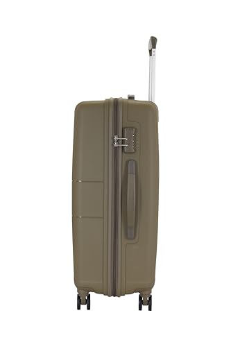 Image of Kamiliant Polypropylene KAM Double 8 Spinner Wheels Hard Shell Suitcase Might DW SP55CM MIL.OLV,Olive,Small, 55 Cm