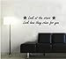 G Direct Look at The Stars Coldplay Song Lyrics Quote la Pared del Vinilo Vinyl Decal Wall Art