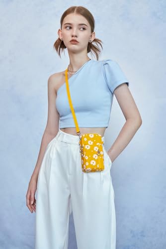 Image of JANKS Small Crossbody Bag for Women - Mini Phone Purses with Crossbody Strap and Wallet - Nylon Arm Bag