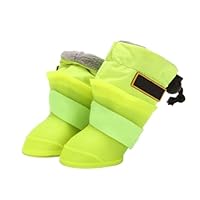 VICASKY 4pcs Pet Rain Boots Dog Outdoor Shoes Silicone Non-slip for Small Medium Large Dogs Rain Boots Pet Shoes