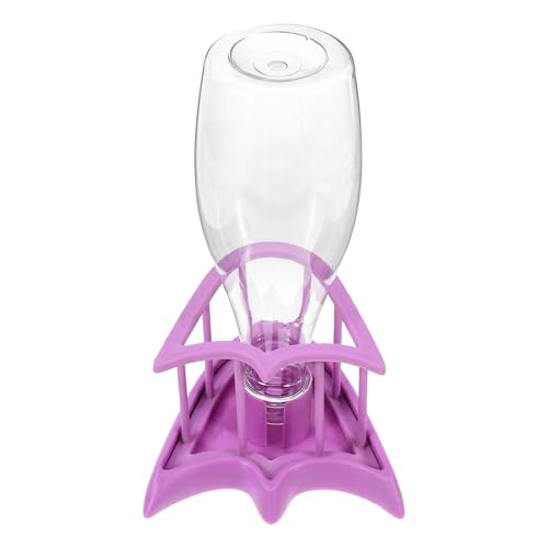 Abaodam 自動 水 給水器 ウォーター 小型 爬虫類 給水器 ヤモリ 水槽 アクセサリー 床置き カメ 給水器 家庭用 カメ 給水器 スタンド式 カメ 給水器 バイオレ