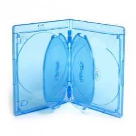 Blu-ray DVD Custodie da 5 Elite 15 mm blù 5 pezzi