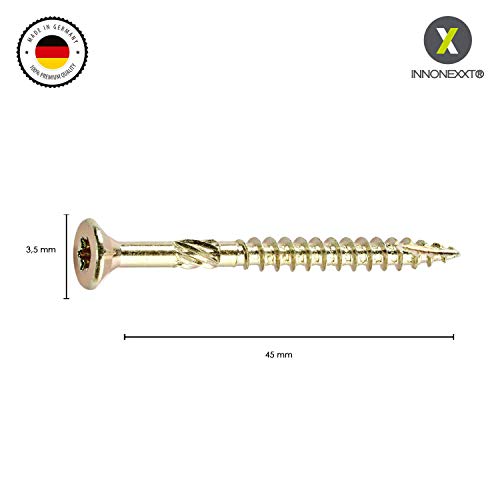 INNONEXXT Premium Chipboard Screws, 3.5x45mm - Image 2
