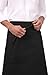 Chef Works Unisex Bistro Chef Apron, Black, One Size