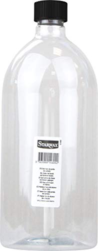 MY STARWAX Bouteille Transparente Vide - 1L - Idéal pour Réaliser et Utiliser ses Recettes Maison Cover