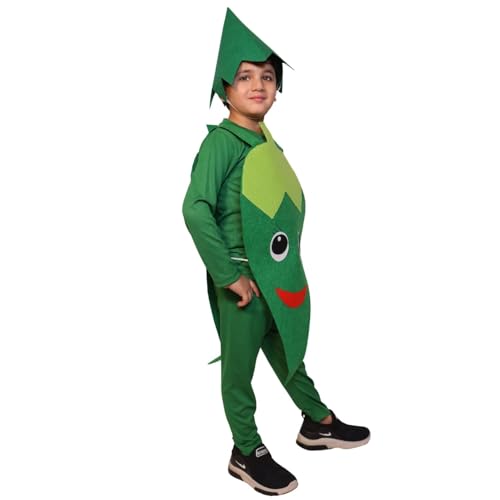 Image of Kaku Fancy Dresses Fruit and Vegetable Costume Paper Cutout with Cap For Kids | Healthy Food Costume For Boys & Girls (Tracksuit Not Included)