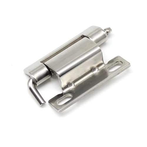 Charnière fer angle droit amovible contre porte voilée meuble - 2