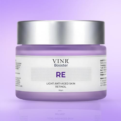 Image of VINR 1% Retinol Night Cream For Anti Aging Cream For Reduce Wrinkles & Anti-Aging | Non Sticky & Oil Free Moisturizer with 1% Niacinamide, 1% Ceramide| Anti Aging Cream For Women & Men For All Skin Types - 50gm (Pack of 5)