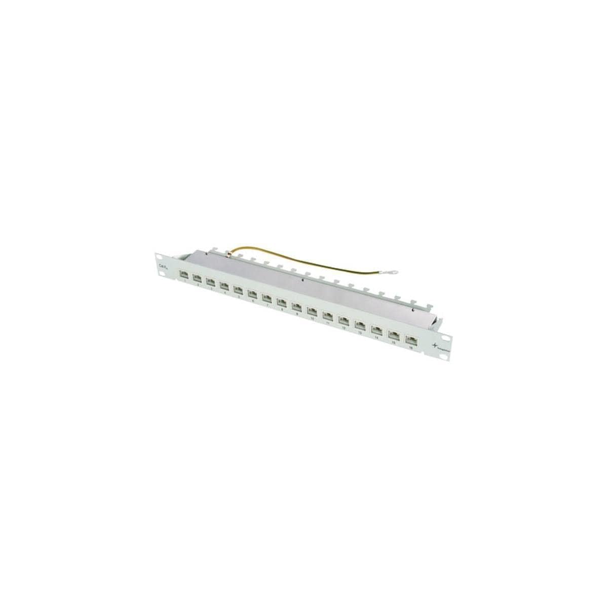 Telegärtner J02022A0050 16 Port Netzwerk-Patchpanel CAT 6a 1 HE