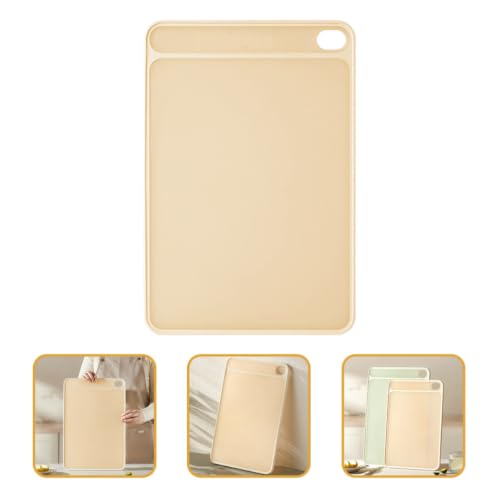 Tabla de cortar de cocina resistente POPETPOP de PP beige fácil de limpiar 8
