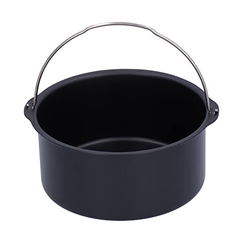 CHICIRIS - Bandeja para Hornear de Carbono Sin Adherencia para Freidoras Eléctricas y Vaporeras, con Herramienta para Postres y Guisos, Accesorios para Freidoras (7 Pulgadas, Batería Li-Ion de 1500 mAh) miniatura 1