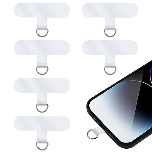 6 Stück Handy Band Pads, Lanyard Adapter Handykette Halterung Handy Patch, Universal Phone Tether Tab Zur Sicherung Von Schlüsseln, Geldbörsen Und Mobiltelefonen. Schultergurt Der Umhängetasche