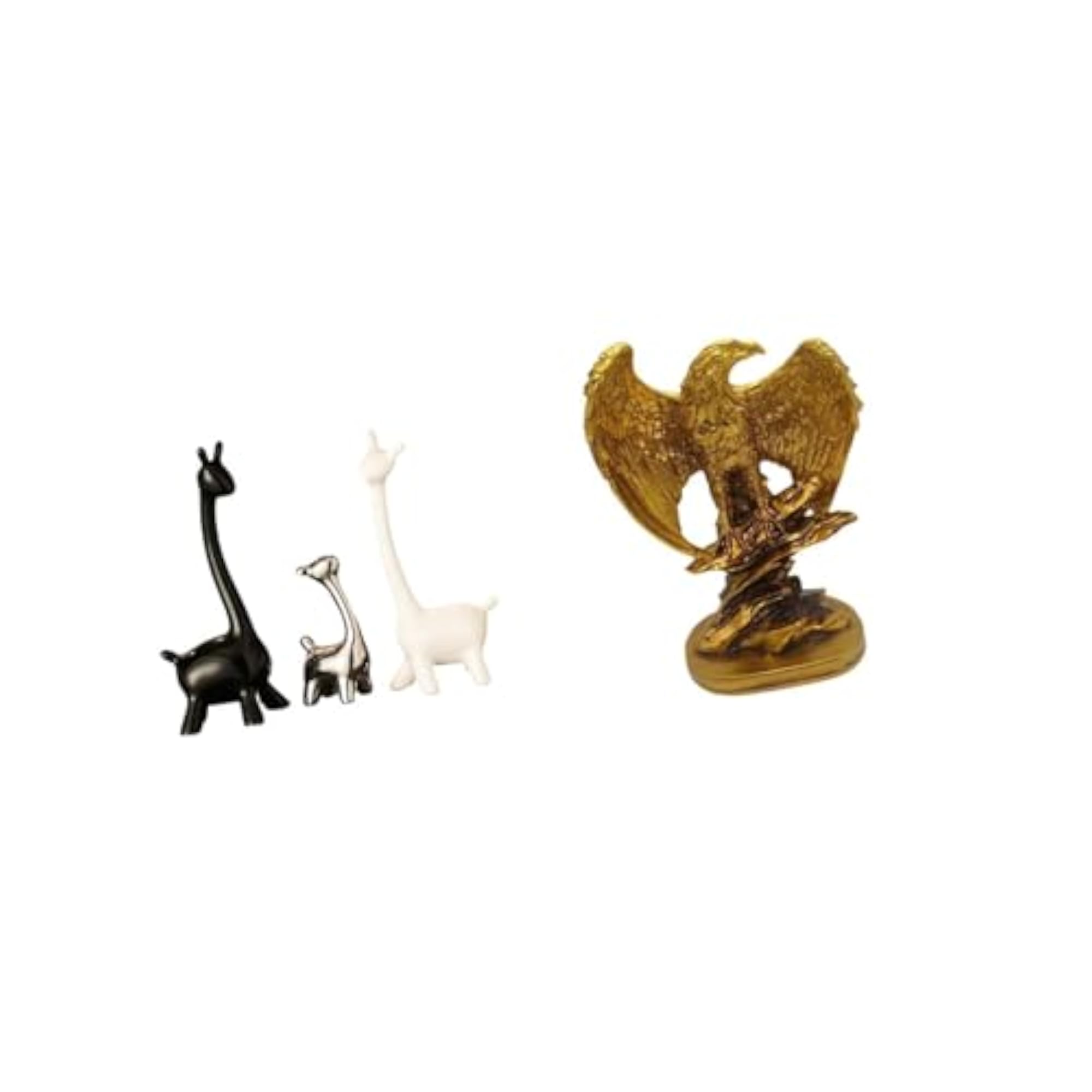 Modern Ceramic Giraffe Figurine Statue