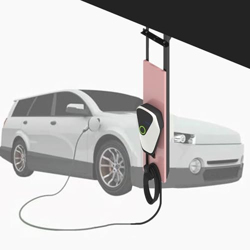 Support de recharge pour véhicule électrique avec crochet câble et socle universel mural