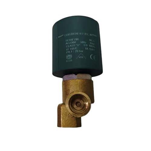 Électrovanne vapeur pour chaudière 25 bars | Corps en laiton seul G1/4 220V