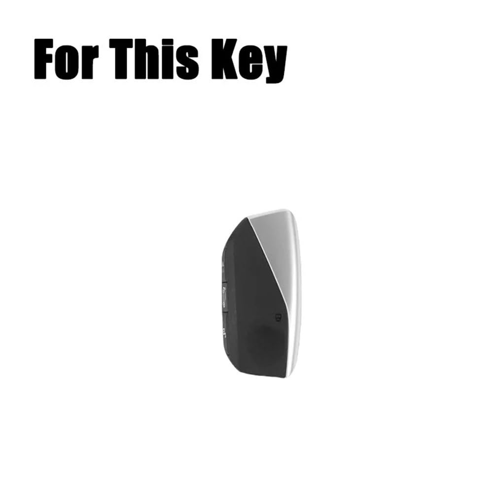 para Llave de Coche Funda Piel de Ante para Mando a Distancia de Coche, Funda Protectora para Llave Inteligente, Color Blanco, para Serie 7, IX, I7, para X7, G07, XM(Black)