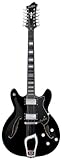 Micros : 2 x Hagstrom H-50 Hagstrom VIDLX12-BLK Viking Deluxe 12 cordes Noir