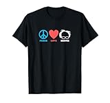 Peace Love Bernie Sanders 2020 T-Shirt T-Shirt