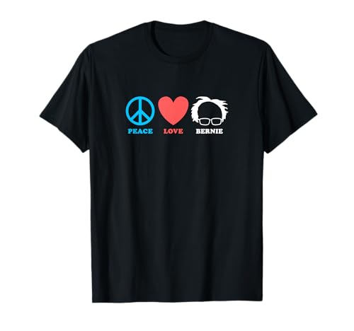 Peace Love Bernie Sanders 2020 T-Shirt