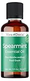 Viva Doria Spearmint Essential Oil, 100% Pure, Natural Spearmint Essential Oil, Undiluted, for Aromatherapy | Food Grade, 30 mL (1 Fluid Ounce)