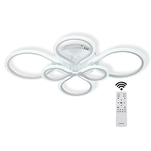 Plafonnier LED dimmable 80W à télécommande pour régler l'ambiance lumineuse
