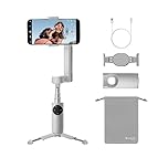 Insta360 Flow - AI-Powered Smartphone Stabilizer, Auto Tracking Phone Gimbal, 3-Axis Stabilization, Built-In Selfie Stick & Tripod, Portable & Foldable, YouTube TikTok Video, Stone Gray