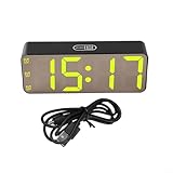 Luminosité et volume réglables : avec 7 niveaux de luminosité personnalisables, y compris une option d'affichage noir complet pour les utilisateurs sensibles à la lumière et un volume réglable de 70 dB à 118 dB, cette horloge convient aux dormeurs profonds et à ceux qui ont besoin d'un réveil doux.