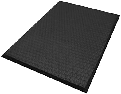 Hudson Exchange (3'x6') MaxCush Anti-Fatigue Comfort Industrial Ergonomic Mat Black